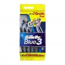 GILLETTE BLUE III MAQUIN.DESECHABLE 4+1U