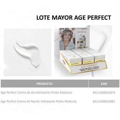 L'OREAL SKIN AGE PERFECT LOTE 9 UDS