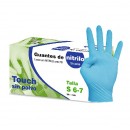 TOUCH GUANTE NITRILO SIN POLVO T XG 100 UDS