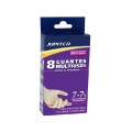 JUPITER GUANTE DESECHABLE CON POLVO LATEX 8 UDS TM