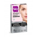 TAKY BANDAS FACIAL 20 UDS CARBON ACTIVO
