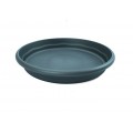 PLASTIKEN PLATO MACETA 34 CM GRIS (M40CM)