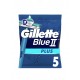 GILLETTE BLUE II PLUS MAQUINILLA SENSIBLE 5 UDS