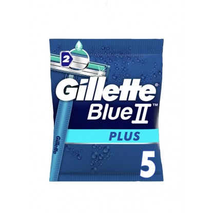 GILLETTE BLUE II PLUS MAQUINILLA SENSIBLE 5 UDS