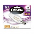CEGASA LED CLASSIC VELA 4W E14 CALIDA