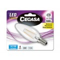 CEGASA LED CLASSIC VELA 4W E14 FRIA