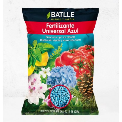 BATLLE FERTILIZANTE UNIVERSAL AZUL 800 GR