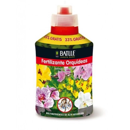 BATLLE FERTILIZANTE ORQUIDEAS 400 ML