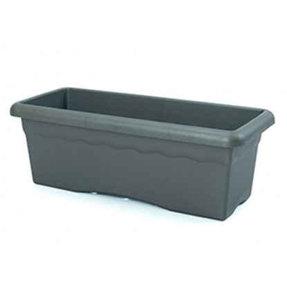 PLASTIKEN JARDINERA 60x26 CM GRIS