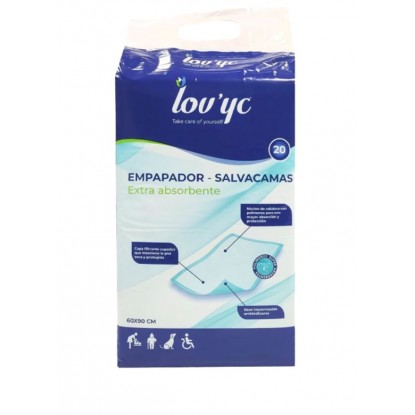 LOV'YC SALVACAMAS 60X90 CM. 20 UDS