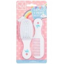LA WALKIRIA SET BEBE BLANCO PEINE + CEPILLO