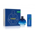 BENETTON TRIBE MAN EDT 90 VAPO + DEO 150 ML