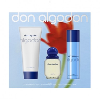 DON ALGODON EDT 100 VAPO + DEO 150 + BL 150 ML