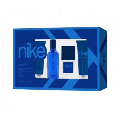 NIKE MAN VIRAL BLUE EDT 100 VAPO + AS 75 + G 75 + M