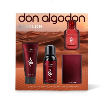 DON ALGODON HOMBRE BABYLON EDT 30 + GEL + DEO + TAR
