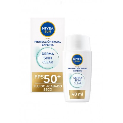 NIVEA 040 ML FLUIDO DERMA S.CLEAR F50+