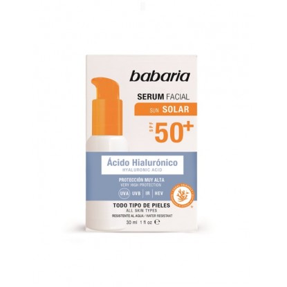 BABARIA SOLAR 030 FACIAL SERUM HIALURONICO F50