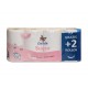 LEVIAN PAPEL HIGIENICO SUAVE TALCO 6+2 3C