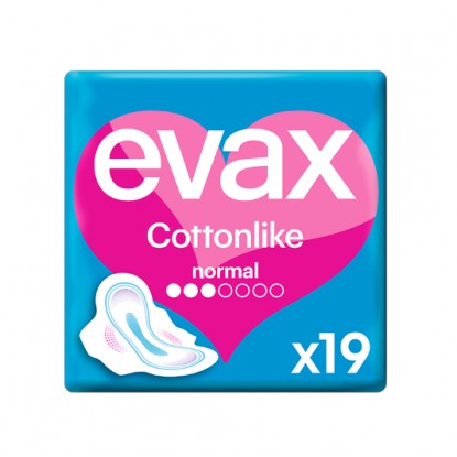 EVAX COTTONLIKE NORMAL ALAS 19 UDS.