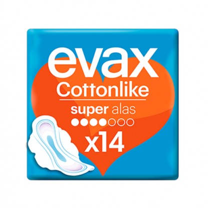 EVAX COTTONLIKE SUPER ALAS 14 UDS.