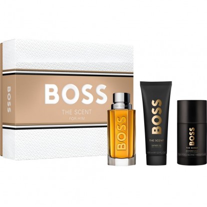 BOSS THE SCENT HIM EDT 100 ML + DEO ST + GEL