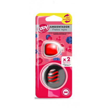 TDOY AMBIENTADOR COCHE MEMBRANA FRUTOS ROJOS