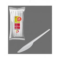 BEST CUCHILLO BLANCO 16.5 CM REUTILIZ.25 UDS