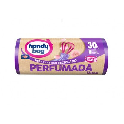 HANDY BAG BOLSA RESITENTE PERFUMADA.30 L 12 UDS