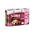 SCOTTEX PAPEL 4+2 GRATIS ROLLOS SEDA