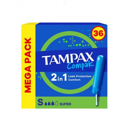 TAMPAX COMPAK SUPER 36 UDS