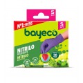 BAYECO GUANTE NITRILO MORADO TS 20 UDS