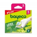 BAYECO GUANTE CUBO LATEX TS 30 UDS