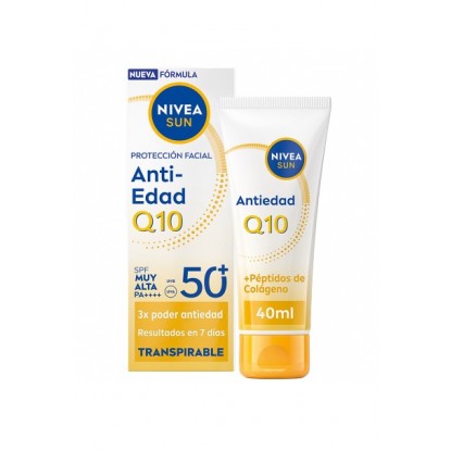 NIVEA 040 ML CREMA ANTIEDAD Q10 F50+