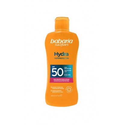 BABARIA SOLAR 200 LECHE ALOE HYDRA F50
