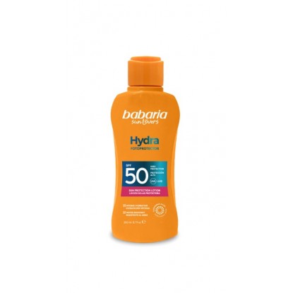BABARIA SOLAR 100 LECHE ALOE HYDRA F50