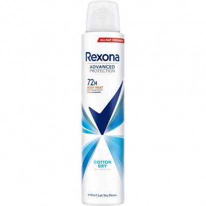 REXONA DEO SPRAY WOMEN 200 ML ADV PR COTTON