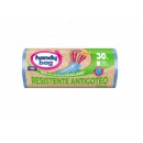 HANDY BAG BOLSA BASURA RES. ANTIGOTEO 30 Lt 12 UDS