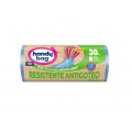 HANDY BAG BOLSA BASURA RES. ANTIGOTEO 30 Lt 12 UDS