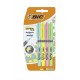 BIC FLUORESCENTE PASTEL PACK 4 COLORES