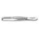 PINZA DEPILAR ESTRECHA 3 CLAVELES 8CM NIQUEL12230