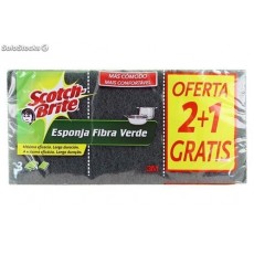 SCOTCH-BRITE ESTROPAJO C/ESPONJA 2+1