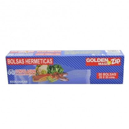 GOLDEN BOLSAS CONGELACION HERMETICA 20 UDS