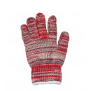 GUANTE TRABAJO PUNTO ROJO GRIS REF 01067