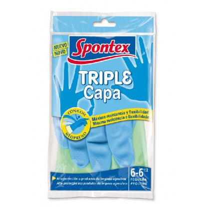 spontex-guante triple-capa 8 - 8 1/2
