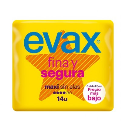 evax fina segura maxi 14 uds