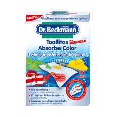 DR.BECKMANN TOALLITAS ABSORBE COLOR 15 UDS