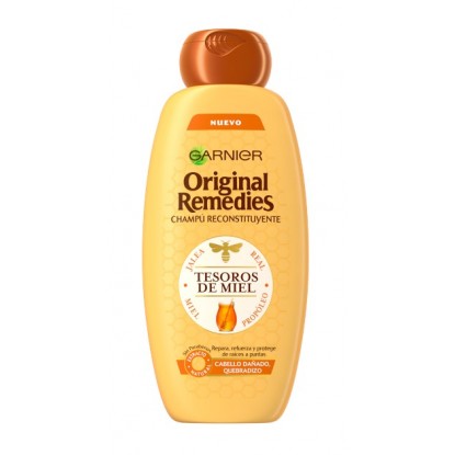 GARNIER ORIGINAL REM. CHAMPU 300 ML TESOROS DE MIEL