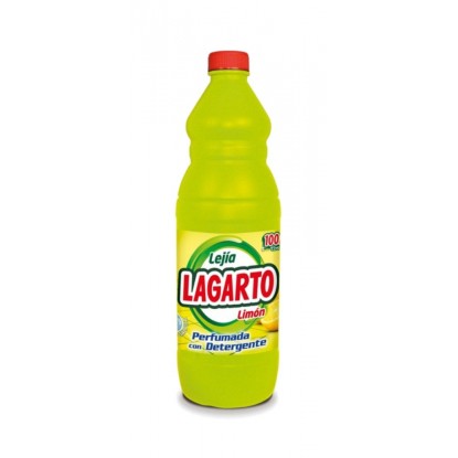 LAGARTO LEJIA 1,5 LITROS CON DETERGENTE LIMON