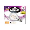 CEGASA LED CLASSIC ESFERA 4W E14 CALIDA